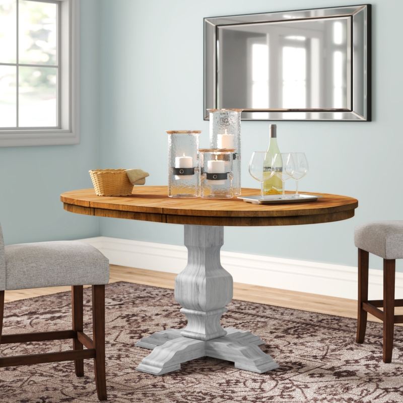 Oval Dining Table With Leaf