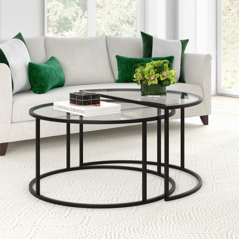 Mid-Century Nesting Coffee Table Set