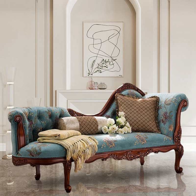 Solid Wood Frame Recliner Chair