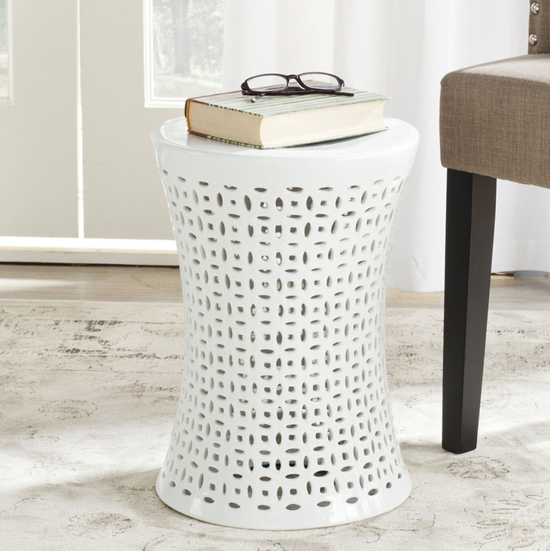Ceramic Garden-Inspired Stool