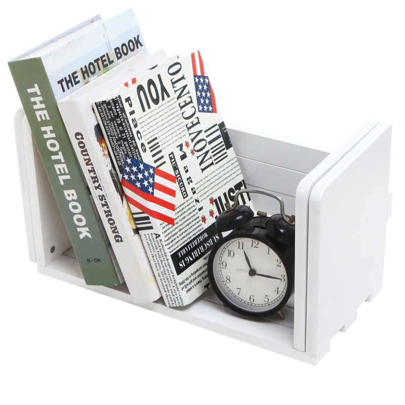 Adjustable Desktop Organizer Bookcase Shelf