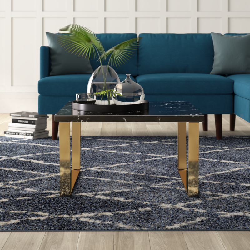 Minimalist Marble-look Coffee Table