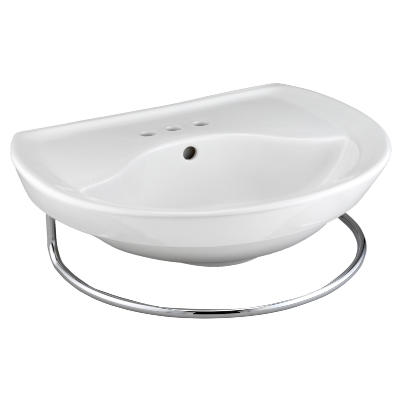 Pedestal Sinks With Towel Bar