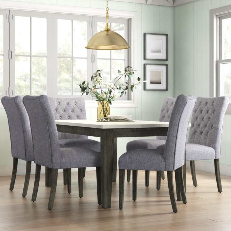 Marble Top Dining Table Set