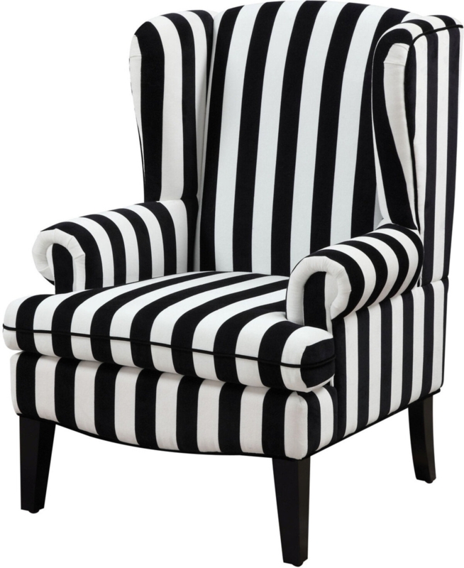 Modern French Wing Chair
