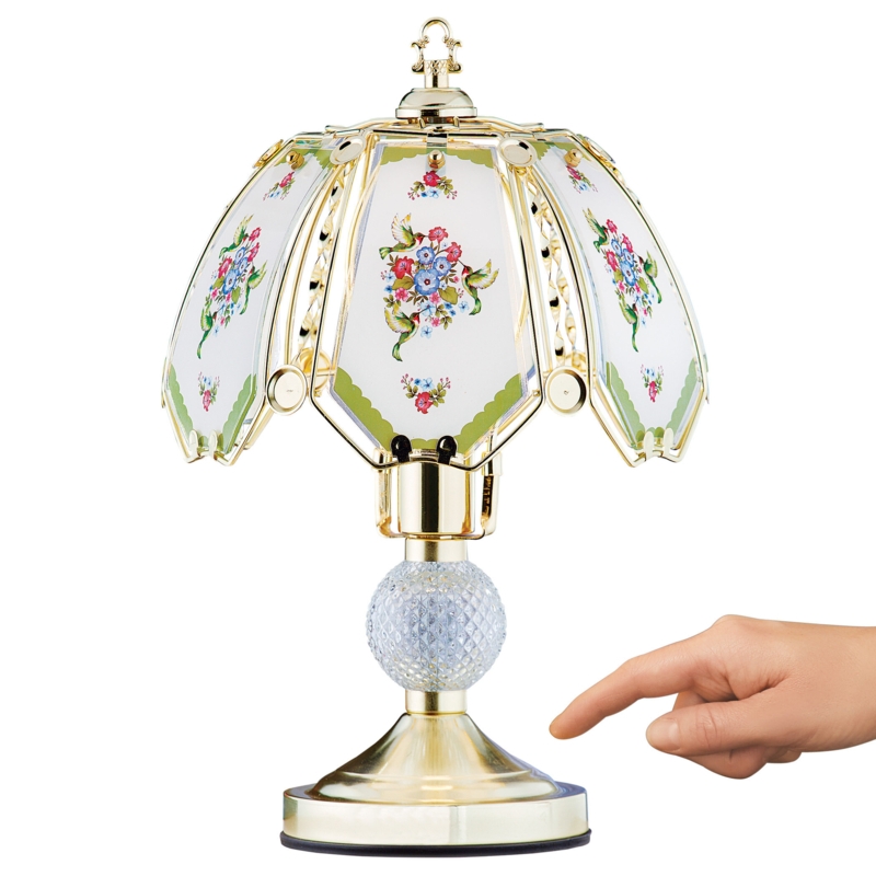 Hummingbird Flower Touch Lamp