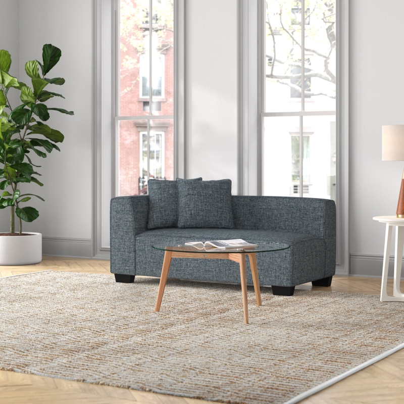 Modular Linen Blend Seating Component