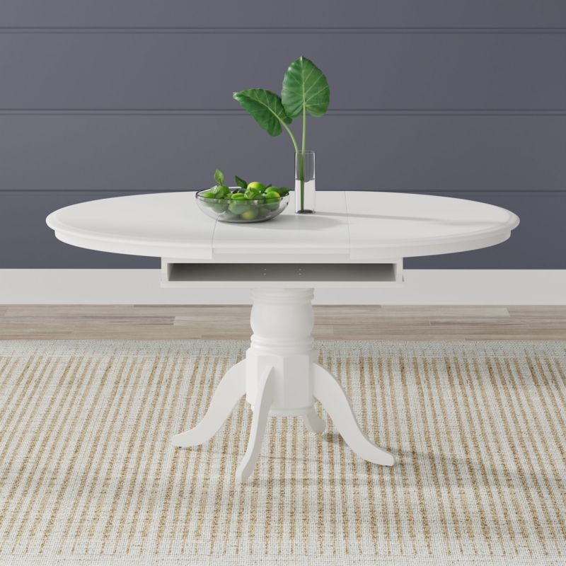 Wood Butterfly Leaf Dining Table