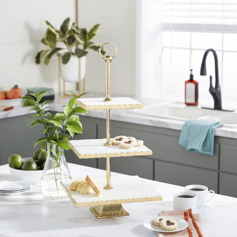 Elevated Marble Tiered Server