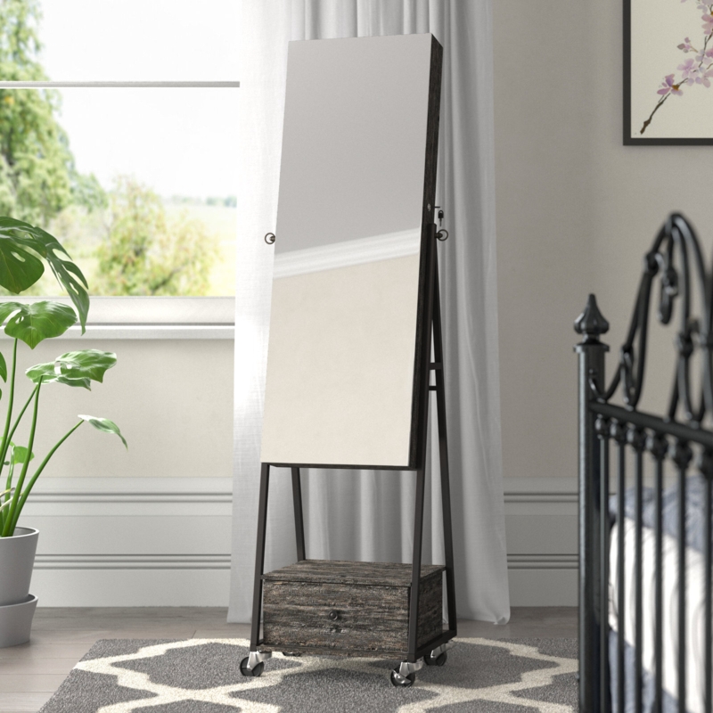 Jewelry Armoire Cabinet with HD Mirror