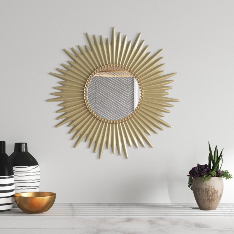 Glam Sunburst Wall Mirror