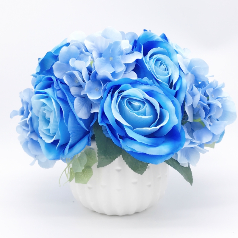 Rose and Hydrangea Silk Bouquet