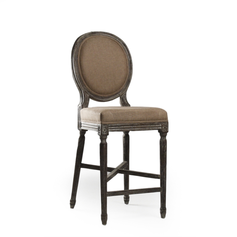 Rustic French Country Counter Stool