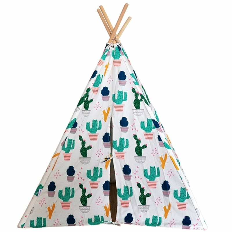 Southwest Themed Indoor Fabric Triangular Play Tent