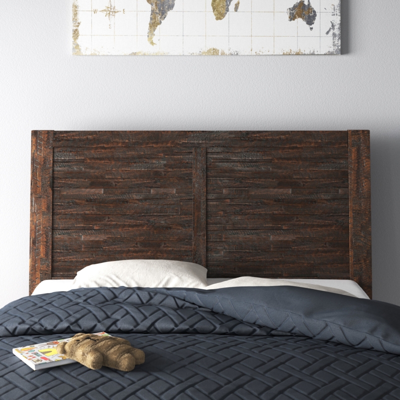 Acacia Wood Panel Headboard