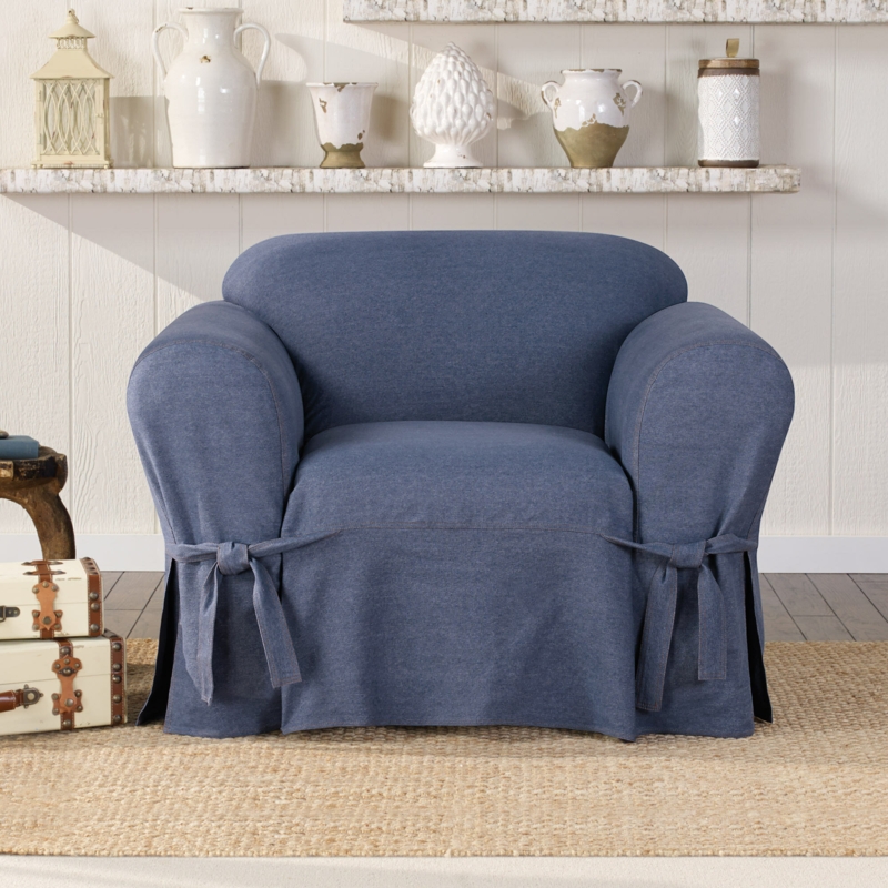 Authentic Denim Sofa Slipcover