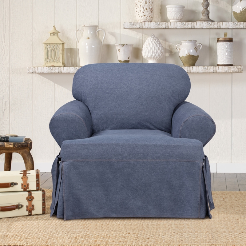 Authentic T-Cushion Armchair Slipcover