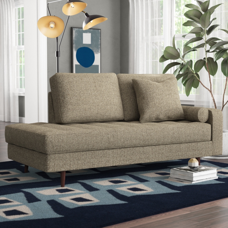 Cozy Chaise Lounge with Removable Cushions