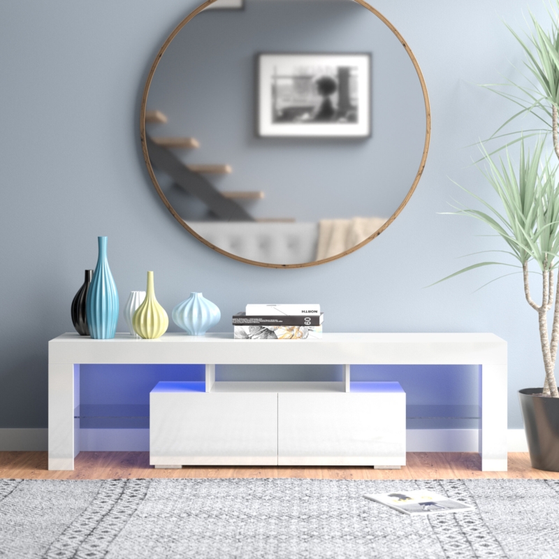 Ultra-Modern TV Stand with Built-in LED Light