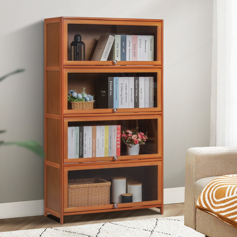 Natural Acrylic Door Bookcase