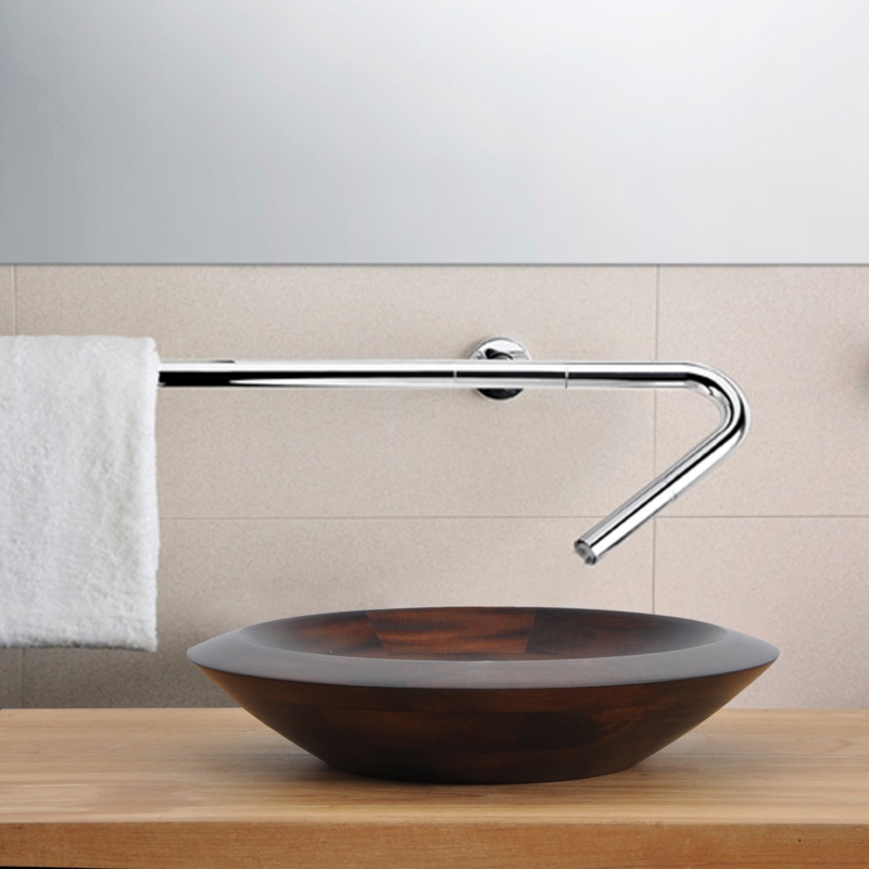 Natural Teak Above-Counter Basin