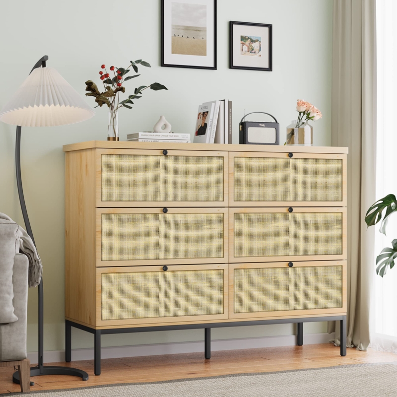 Boho 6-Drawer Dresser