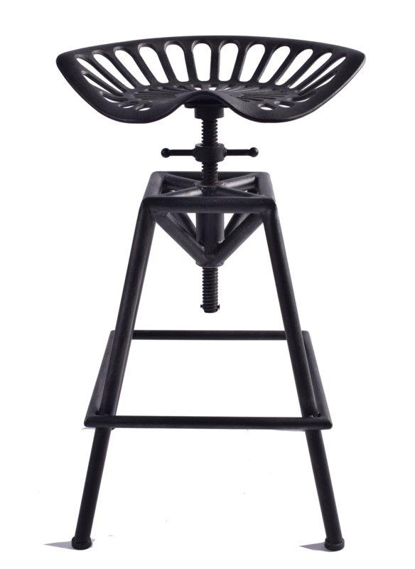Vintage Industrial-Style Barstool