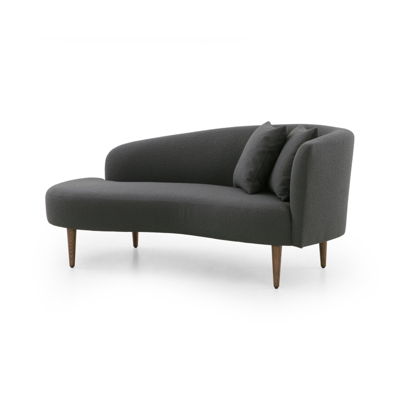 Italian-Inspired Boucle Accent Chair
