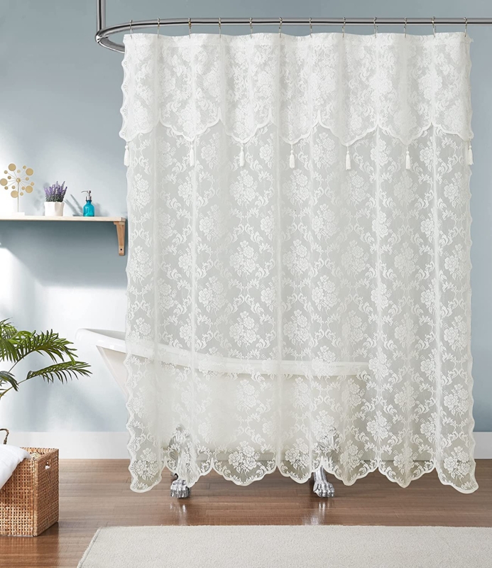 Lace Shower Curtain