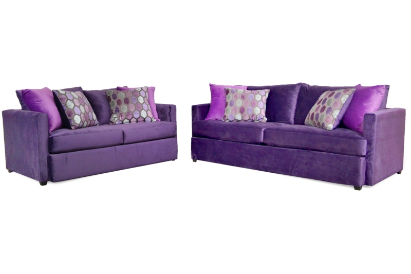 2 Piece Track Arm Living Room Set