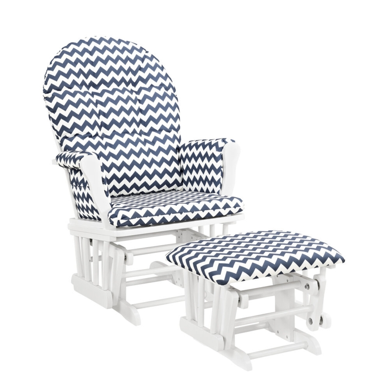 Glider and Ottoman Set