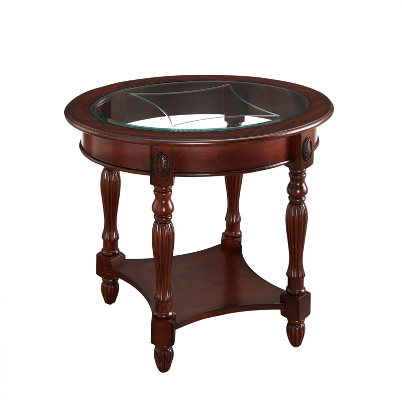 Cherry End Table With Drawer