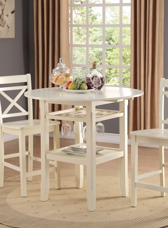 Casual Round Table with Chairs Set