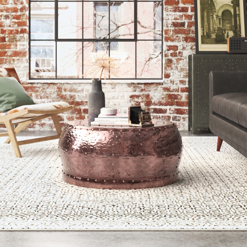 Industrial Drum Coffee Table