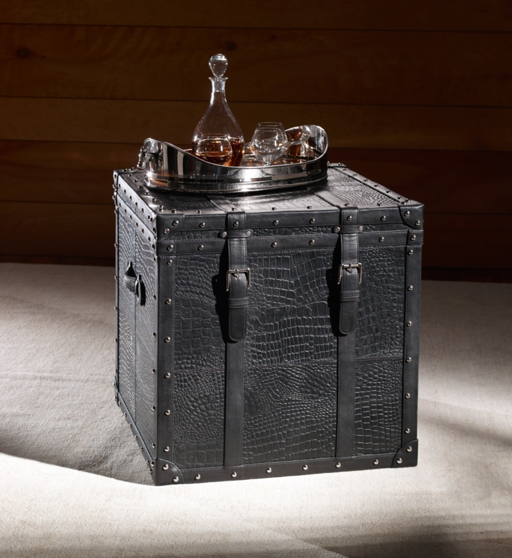Decorative End Table with Storage