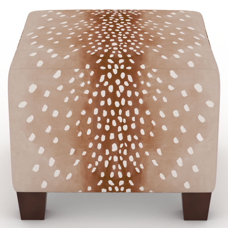 Cube Ottoman with Plush Foam Padding