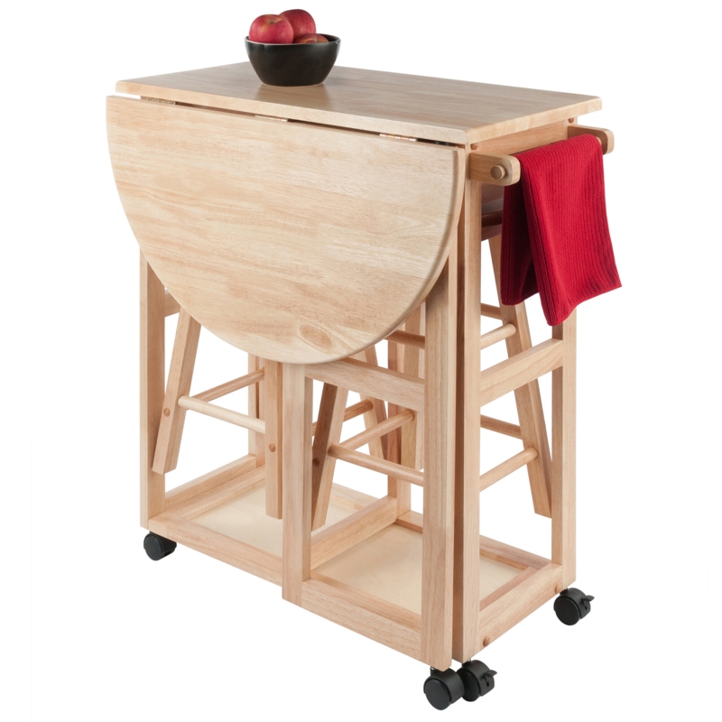 Space Saver Dining Set with Expandable Table