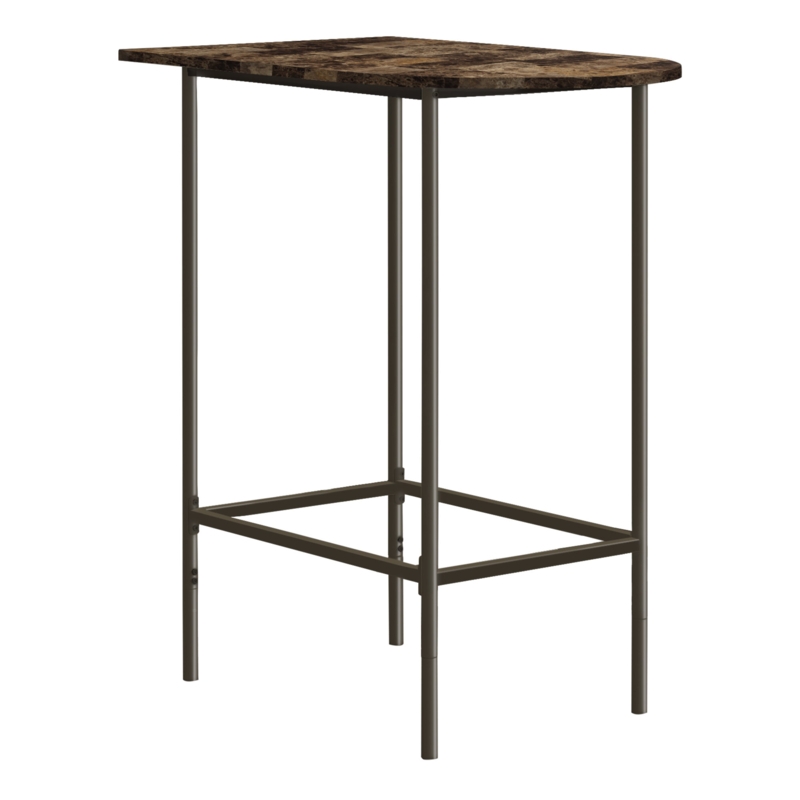 Space-Saving Half-Moon Pub Table