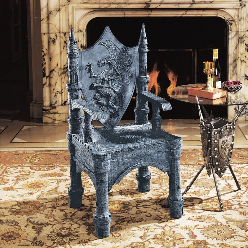 Castle-Themed Dragon Throne