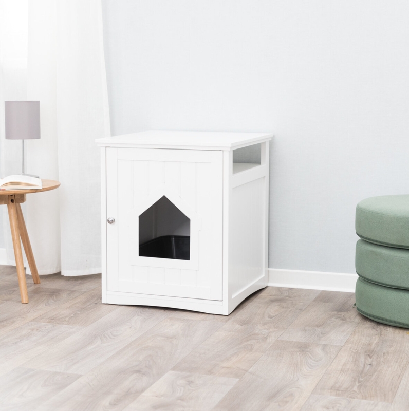 Litter Box Enclosure with Top Shelf