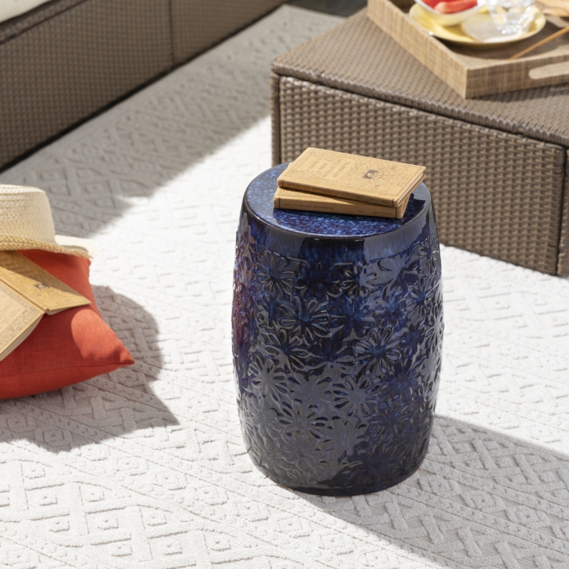 Ceramic Global-Inspired Vase