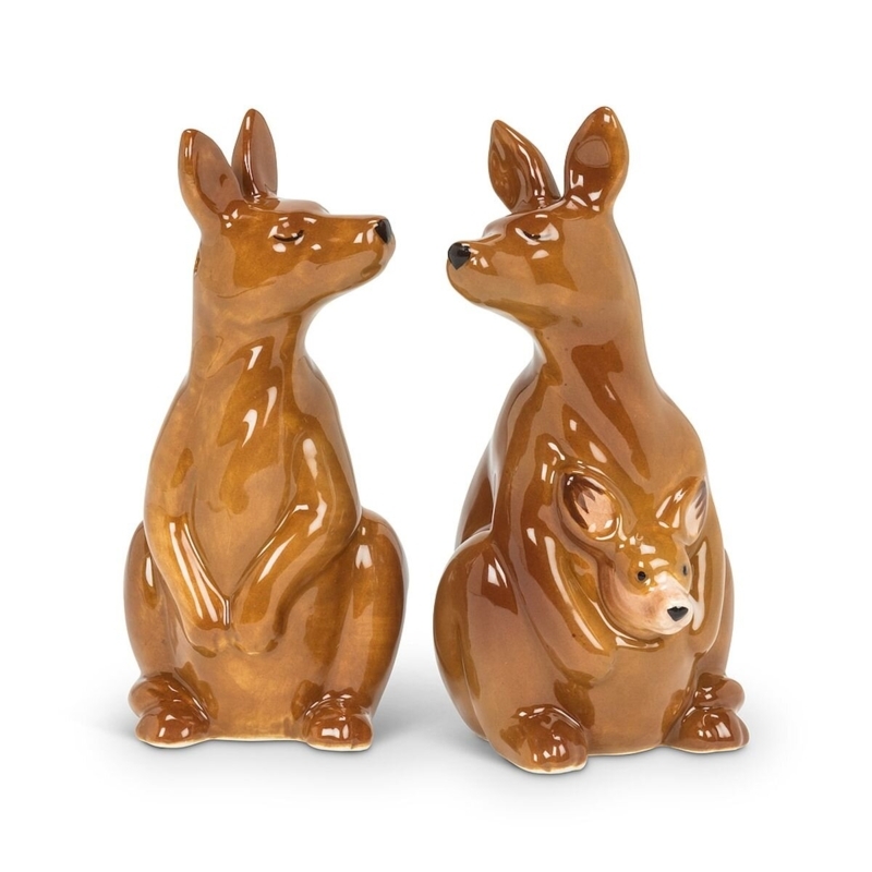 Kangaroo Salt and Pepper Shakers Set