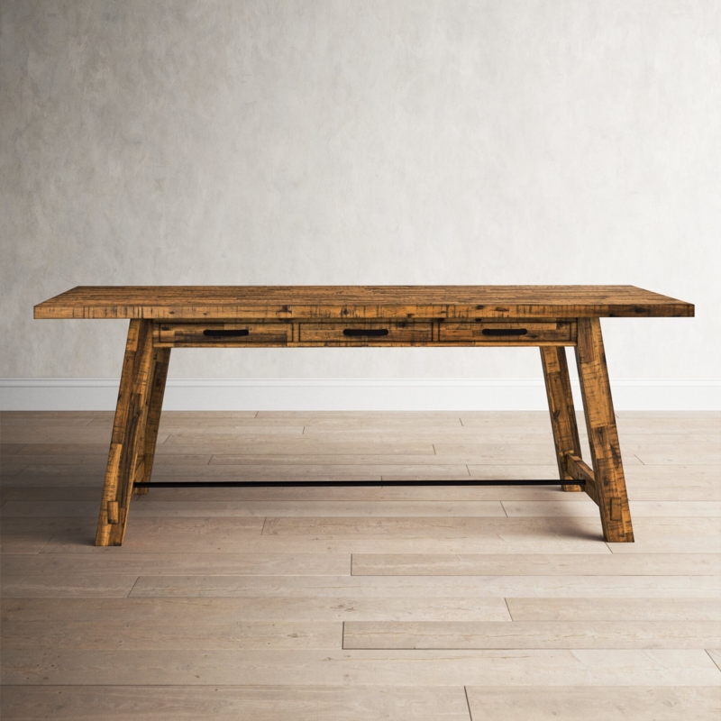 Industrial-Styled Table with Apothecary Hardware