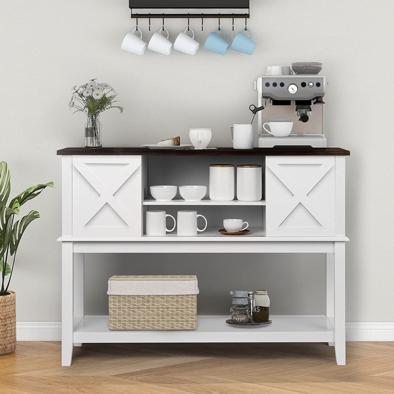 Sideboard with Open Storage