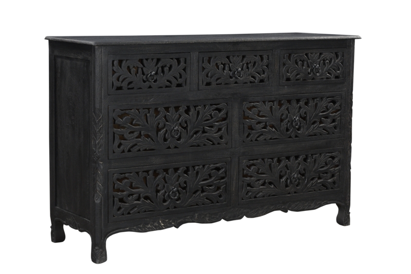 Distressed Mango Wood Bedroom Set