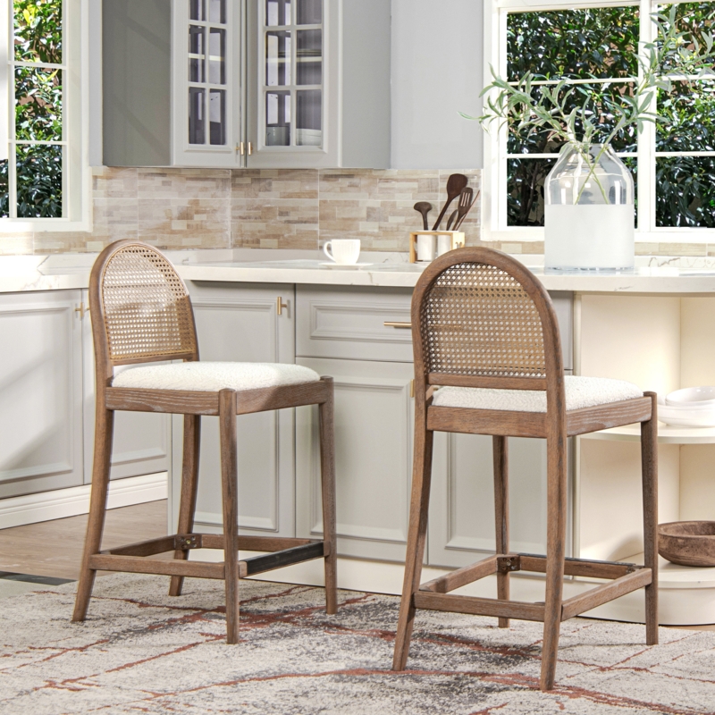 Cane Bar Stools