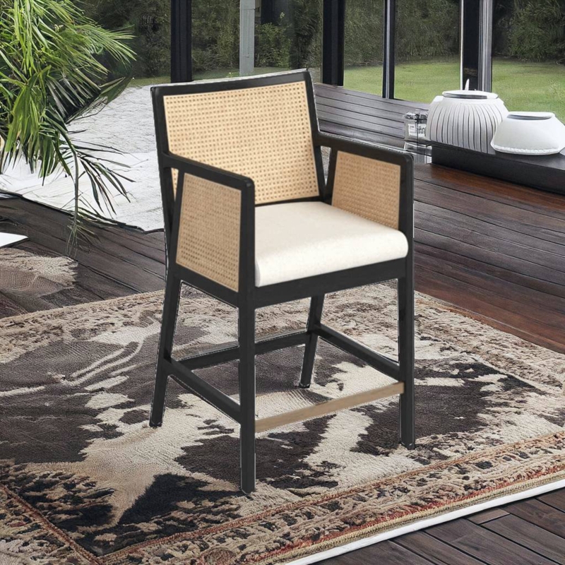 Contemporary Corner Desk with Open Shelves
