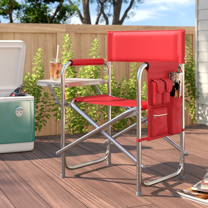 Portable Director Chair with Storage