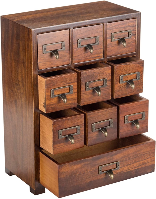 Multi-Purpose Natural Wood Drawer Organizer