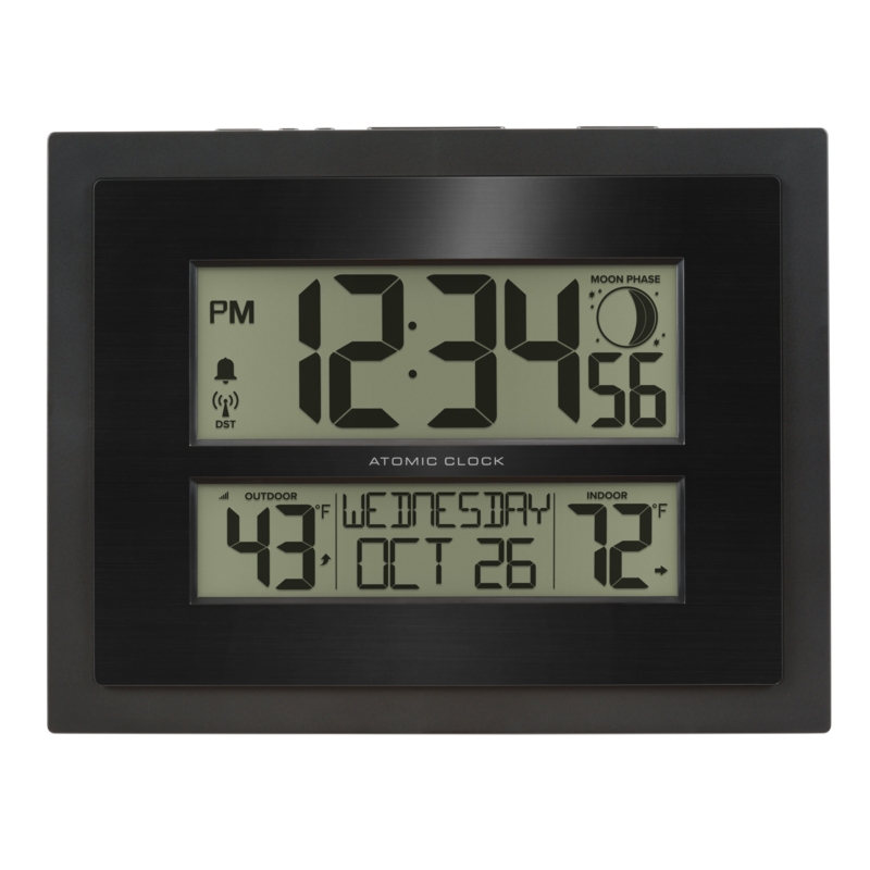 Atomic Clock with Moon Phase